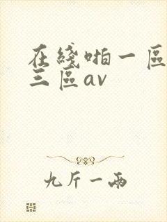 在线啪一区二区三区av