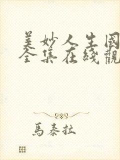 美妙人生国语版全集在线观看封面