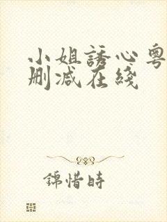 小姐诱心粤语未删减在线