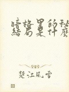 暗格里的秘密大结局是什么