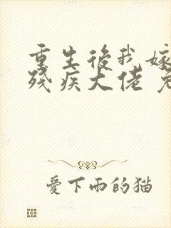 重生后我嫁给了残疾大佬 免费下载