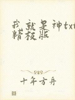 我就是神txt精校版