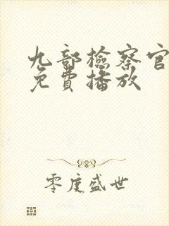 九部检察官全集免费播放