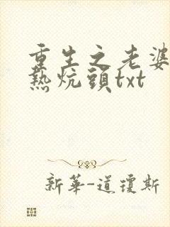 重生之老婆孩子热炕头txt