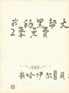 我的黑帮大佬第2季免费