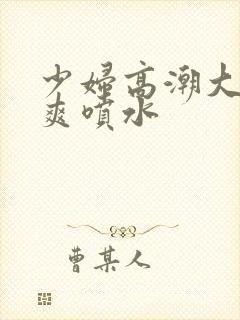 少妇高潮大叫好爽喷水