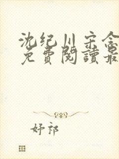 沈纪川宋念小说免费阅读最新章节封面