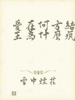 爱在何方结局女主为什么疯了封面