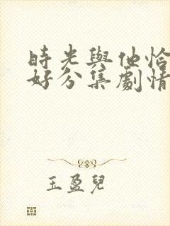 时光与他恰是正好分集剧情