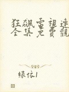 狂飙电视连续剧全集免费观看