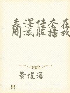 森泽佳奈在线无删减版播放封面