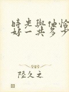 时光与他恰是正好一共多少集?