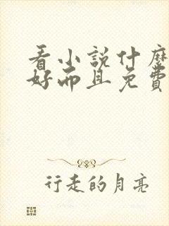 看小说什么软件好而且免费封面