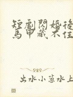 短剧闪婚后老公马甲藏不住3