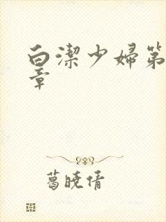 白洁少妇第十九章