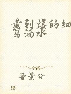 黄到爆的细节描写滴水封面