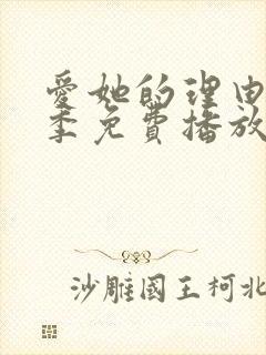 爱她的理由第一季免费播放全集