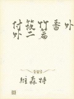 付筱竹番外篇番外二篇