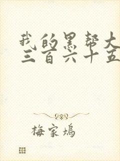 我的黑帮大佬的三百六十五第2季