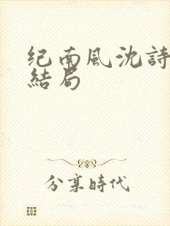 纪南风沈诗澜大结局