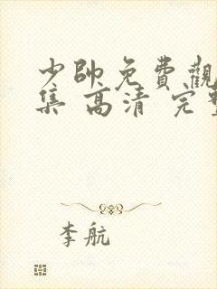 少帅免费观看全集 高清 完整