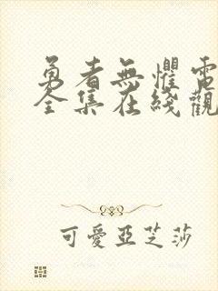 勇者无惧电视剧全集在线观看免费