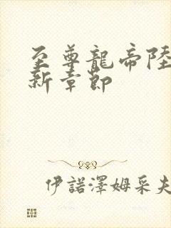 至尊龙帝陆鸣最新章节