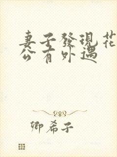 妻子发现花心老公有外遇