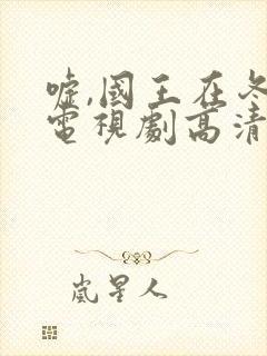 嘘,国王在冬眠电视剧高清封面