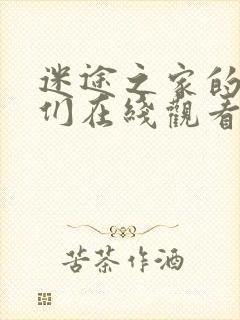 迷途之家的姐姐们在线观看免费版