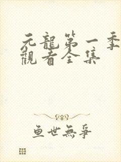 元龙第一季在线观看全集封面
