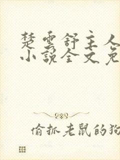 楚云舒主人公的小说全文免费阅读