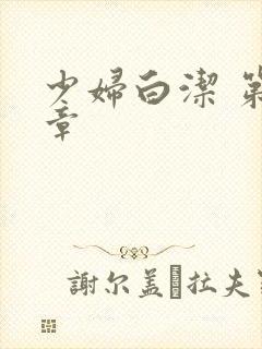 少妇白洁 第十章