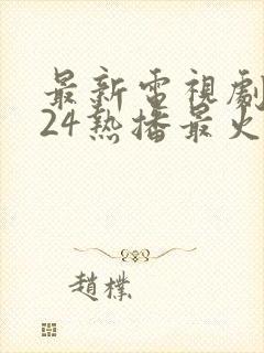 最新电视剧2024热播最火剧