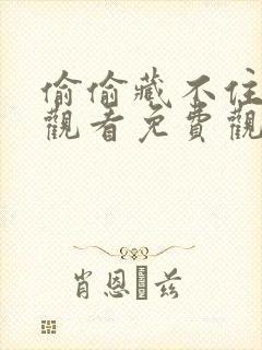 偷偷藏不住在线观看免费观看封面