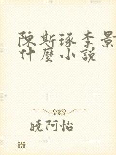 陈斯琢李景翎是什么小说