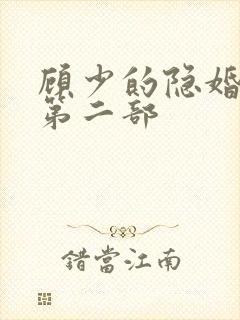 顾少的隐婚罪妻第二部