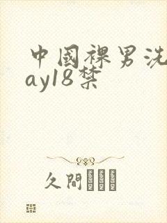 中国裸男洗澡gay18禁