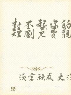 对不起你的孩子短剧免费观看全集封面