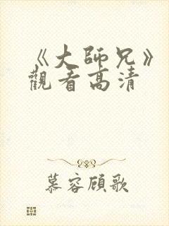 《大师兄》在线观看高清