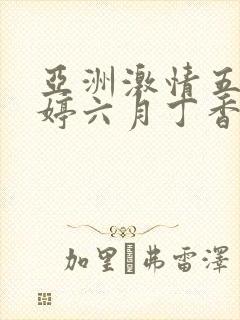 亚洲激情五月婷婷六月丁香