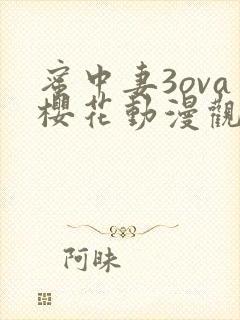 蜜中妻3ova樱花动漫观看封面