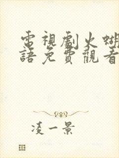 电视剧火蝴蝶国语免费观看