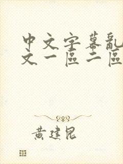 中文字幕乱码中文一区二区三区封面