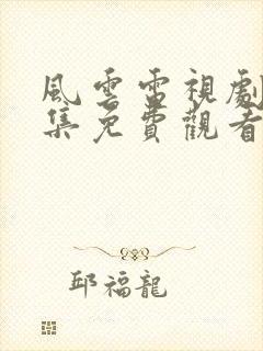 风云电视剧40集免费观看