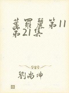 叶罗丽第11季第21集