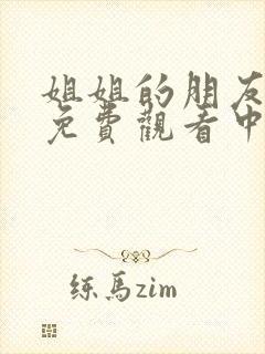 姐姐的朋友在线免费观看中文字幕封面