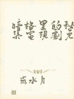 暗格里的秘密全集电视剧免费观看