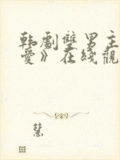 韩剧双男主《试爱》在线观看