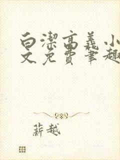 白洁高义小说全文免费笔趣阁阅读高